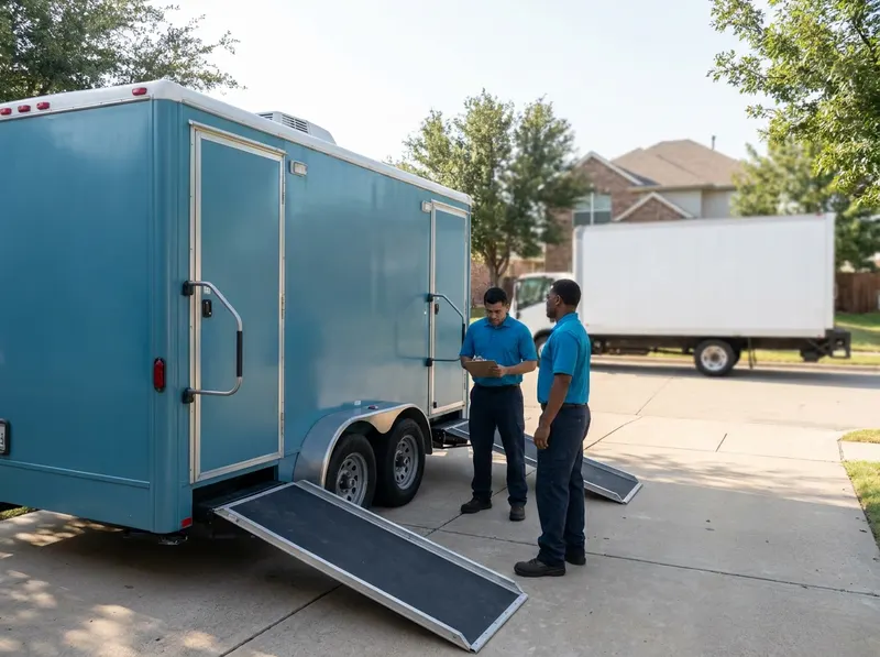 Multi-Stall Luxury Restroom Trailers in Cedar Hill, TX